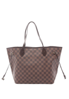 Louis Vuitton Pre-Owned 2012 Damier Ebene Neverfull MM tote bag - Brown