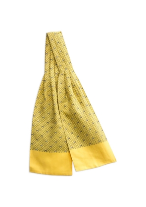 Hermès Pre-Owned 2000s turtle-print silk scarf - Yellow