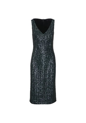 Michael Kors sequin-embellished sleeveless dress - Green