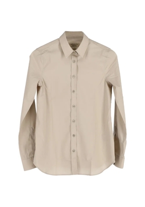 Burberry Pre-Owned button-down cotton shirt - Neutrals