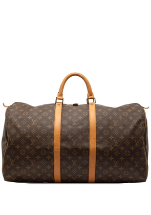 Louis Vuitton Pre-Owned 1980-2010 Monogram Keepall 55 travel bag - Brown