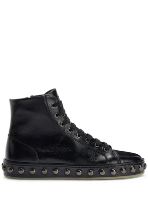 Giuseppe Zanotti GZ-City leather high-top sneakers - Black