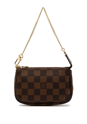 Louis Vuitton Pre-Owned 2006 Damier Ebene Mini Pochette Accessoires handbag - Brown