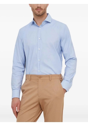 BOSS textured buttoned shirt - Blue
