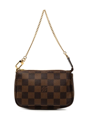 Louis Vuitton Pre-Owned 2008 Damier Ebene Mini Pochette Accessoires handbag - Brown