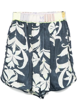 Forte Forte floral-print shorts - Blue
