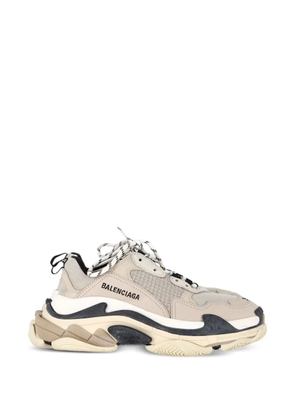 Balenciaga Pre-Owned Triple S lace-up sneakers - Neutrals