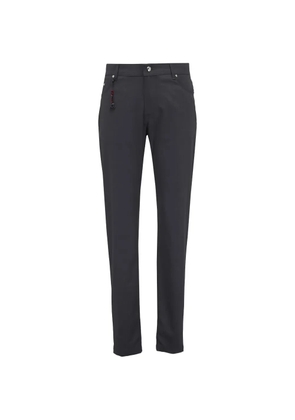 Marco Pescarolo logo-patch trousers - Grey