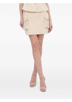 GUESS USA belted pocket mini skirt - Neutrals