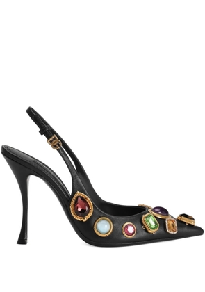 Dolce & Gabbana 105mm slingback pumps - Black