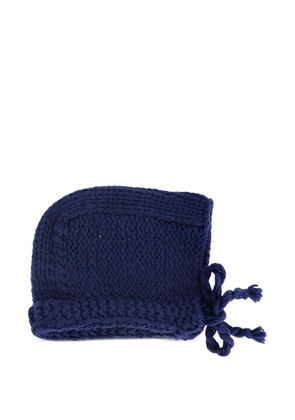 JW Anderson knitted beanie - Blue