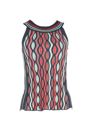 M Missoni Vintage knit cotton top - Blue