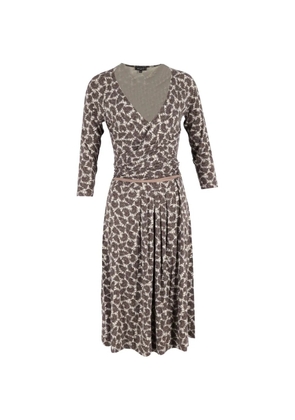 Etro Vintage belted printed dress - Neutrals