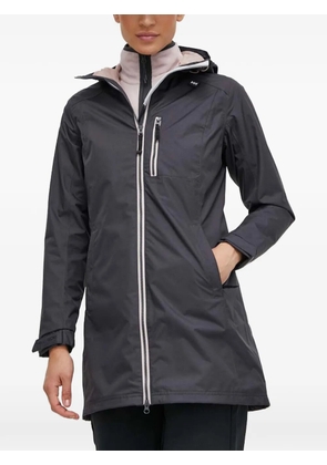 Helly Hansen zipped hooded raincoat - Grey
