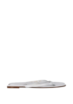 Gianvito Rossi leather strap sandals - White