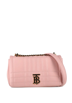 Burberry Pre-Owned 2021 small Lola quilted shoulder bag - Pink