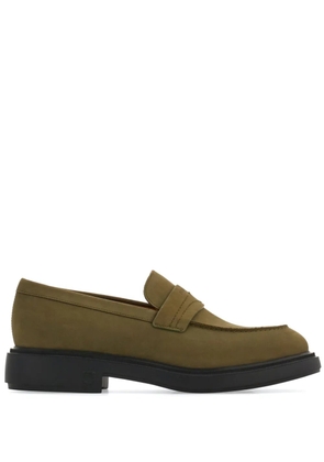 Ferragamo penny loafers - Green