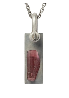 Parts of Four Plate necklace - Silver