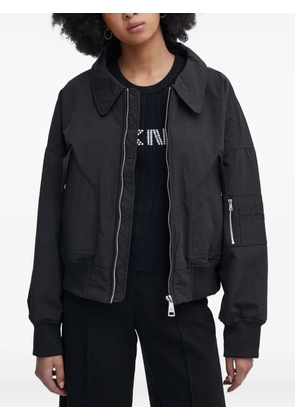DKNY collared zip jacket - Black