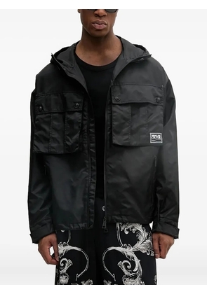 Versace Jeans Couture hooded pocket jacket - Black