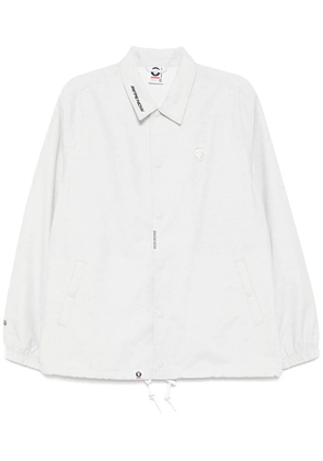 AAPE BY *A BATHING APE® AAPENOW moonface-logo jacket - White