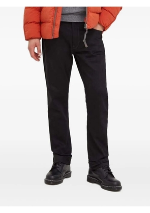 G-Star RAW leather-patch jeans - Black