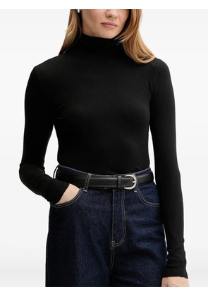 Polo Ralph Lauren ribbed turtleneck top - Black