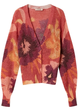 TWINSET floral-print cardigan - Red