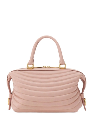 Ferragamo bowling quilted tote bag - Pink