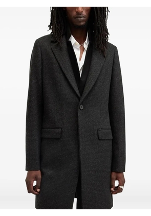 AllSaints Wixx single-breasted wool coat - Black
