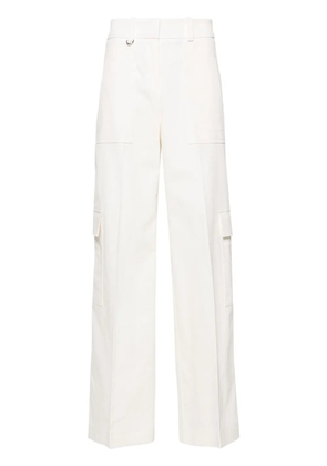 BOSS wide-leg twill trousers - Neutrals