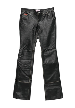 Martine Rose panelled leather trousers - Black