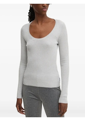 HUGO round-neck top - Grey