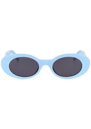 Palm Angels Eyewear Spirit oval-frame sunglasses - Blue