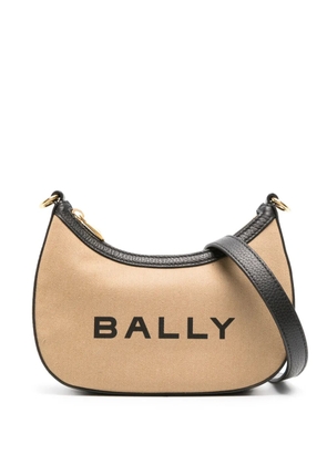 Bally Ellipse logo-print crossbody bag - Neutrals