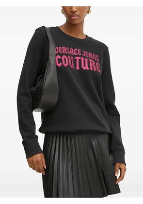 Versace Jeans Couture logo crew-neck sweatshirt - Black