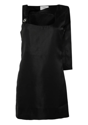 Coperni cut-out cape-effect minidress - Black