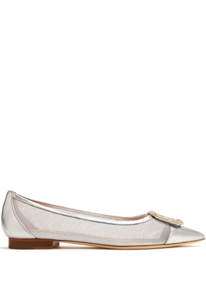 Malone Souliers Lina ballerina shoes - Silver