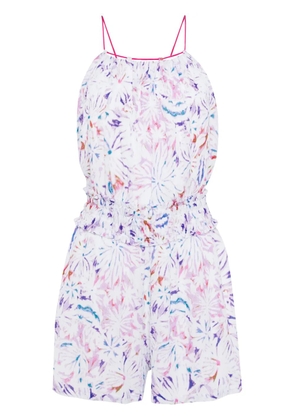 IRO graphic-print playsuit - White