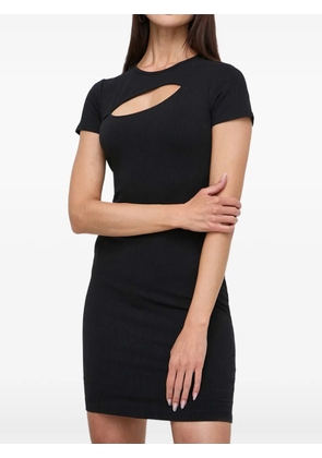 GUESS USA cut-out short-sleeve mini dress - Black