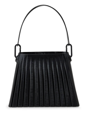 TOUCHLESS Pleated 3D-printed shoulder bag - Black