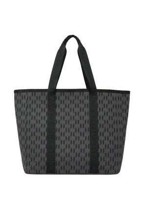 Karl Lagerfeld monogram tote bag - Black
