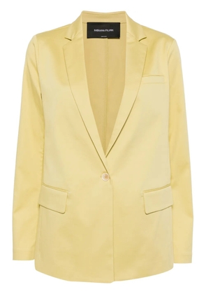 Fabiana Filippi notcheded-lapels single-breasted blazer - Yellow