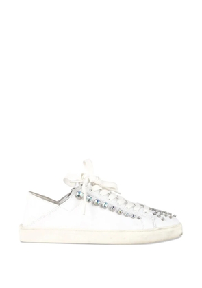 Stuart Weitzman Convertible leather sneakers - White