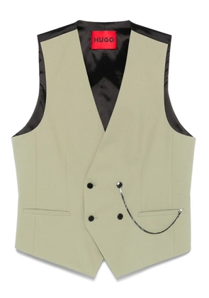 HUGO panelled waistcoat - Green