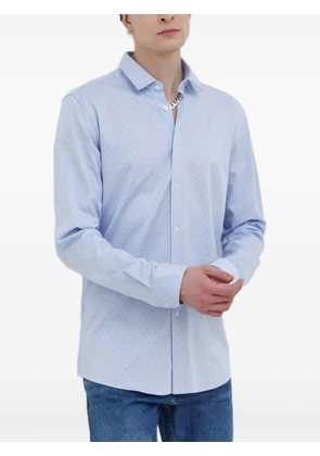HUGO buttoned patterned shirt - Blue