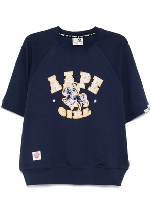 AAPE BY *A BATHING APE® graphic-print T-shirt - Blue