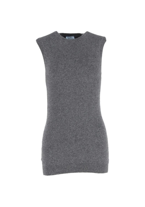 Prada Pre-Owned knitted wool top - Grey