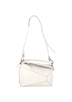 Loewe Pre-Owned small Puzzle tote bag - White