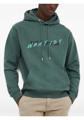 The Kooples logo-print hoodie - Green